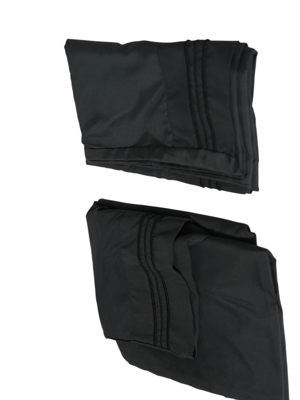 CGK Linens King Black 2 Piece Lot King Pillowcases Pillow Cases